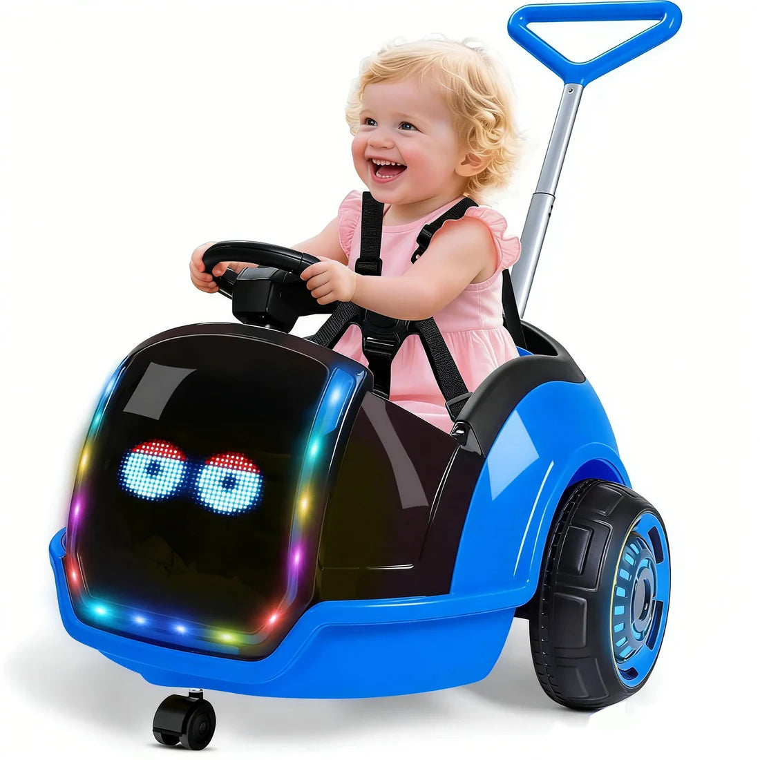 👪The 3-in-1 Grow-With-Me Ride-On Car🚗, 12V Electric, Remote Control & Push Modes