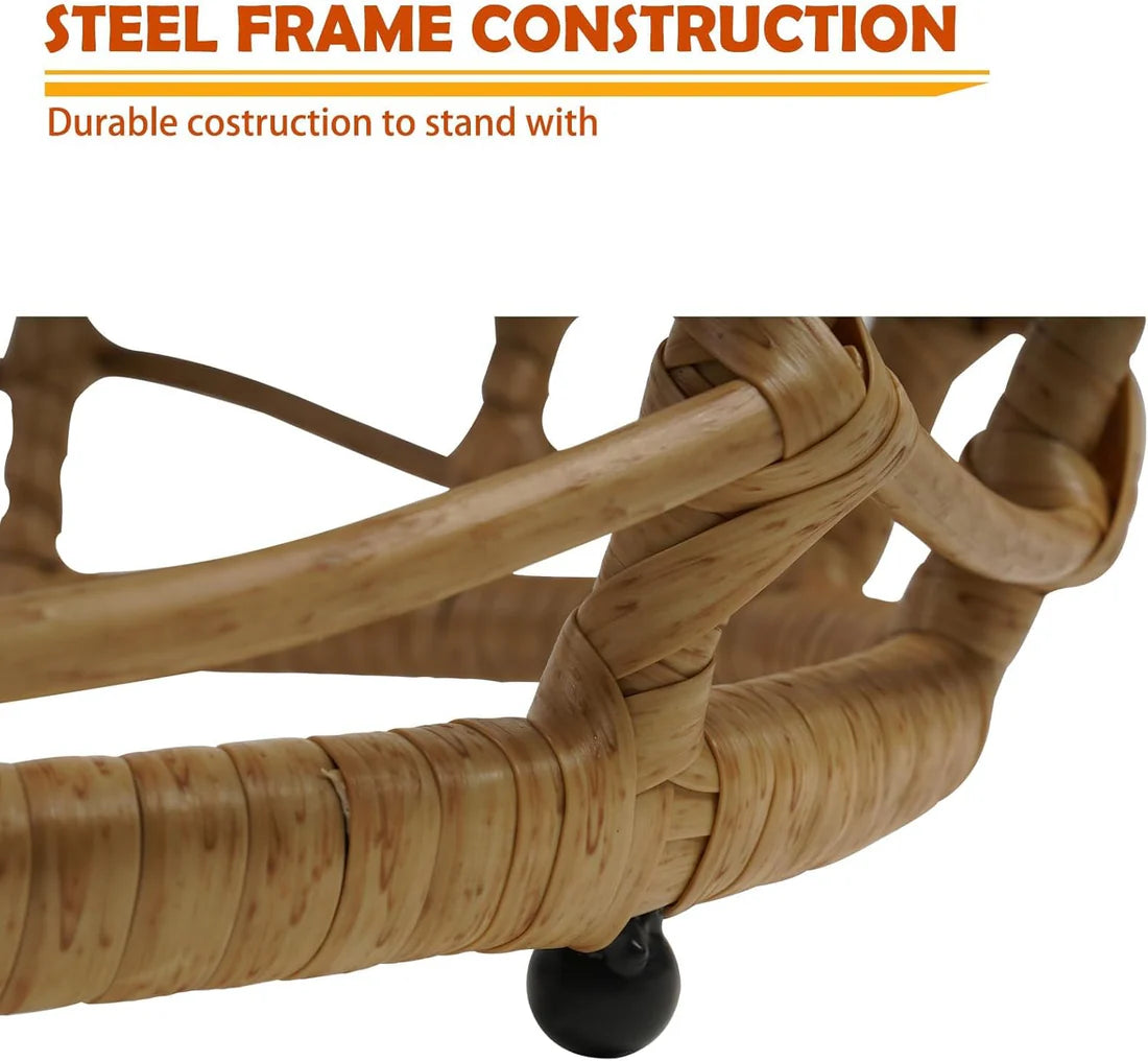 🎭Boho Solar Nesting Tables with Built-In Lights – Set of 2