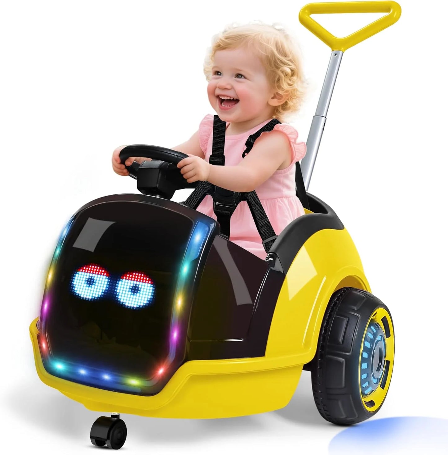 👪The 3-in-1 Grow-With-Me Ride-On Car🚗, 12V Electric, Remote Control & Push Modes