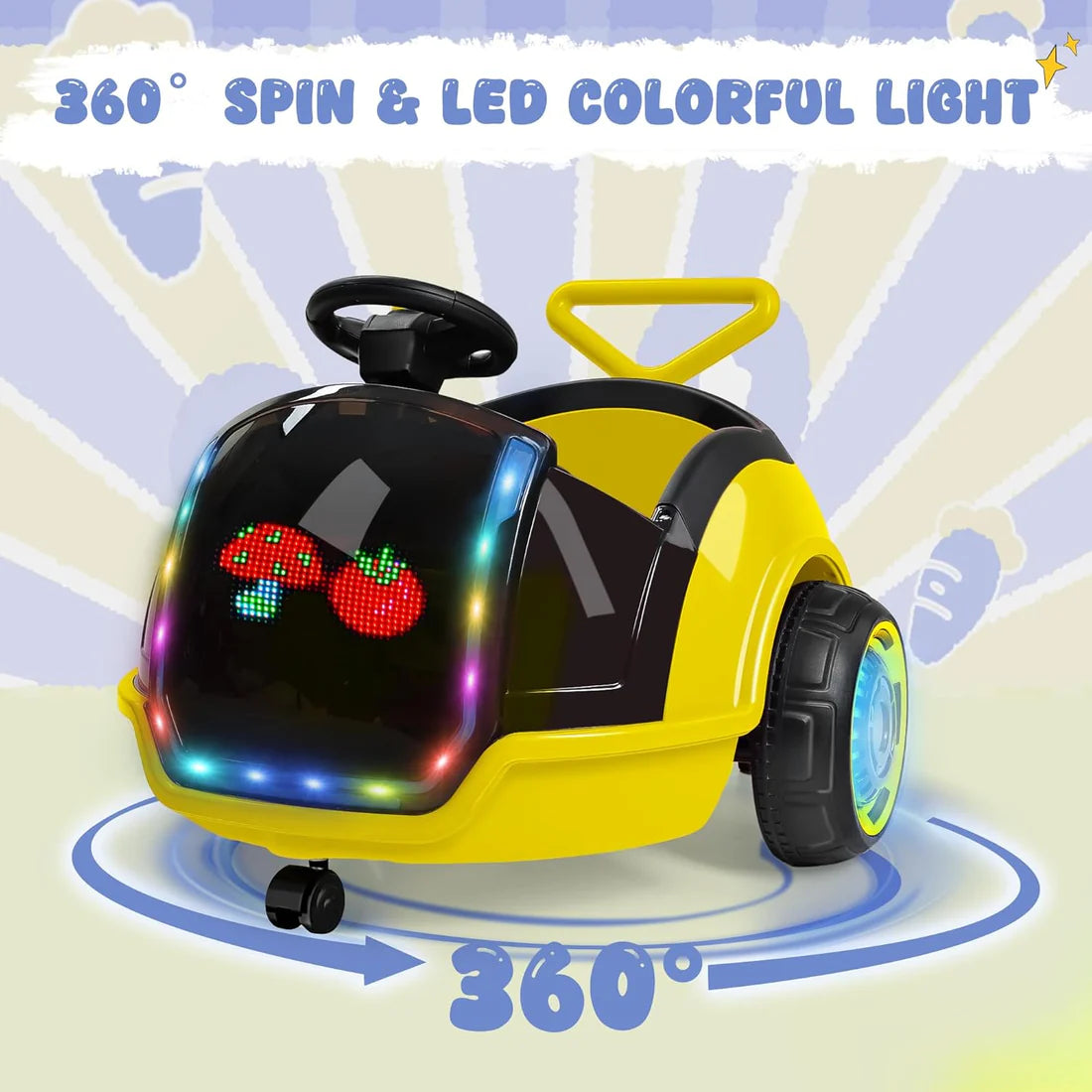 👪The 3-in-1 Grow-With-Me Ride-On Car🚗, 12V Electric, Remote Control & Push Modes