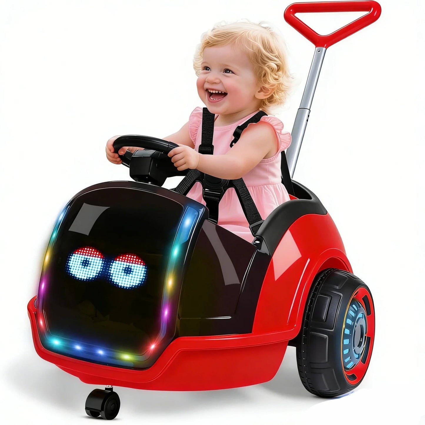 👪The 3-in-1 Grow-With-Me Ride-On Car🚗, 12V Electric, Remote Control & Push Modes